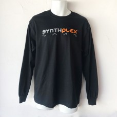 Synthplex Black Logo Long-Sleeve T-Shirt