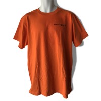 Synthplex Orange T-Shirt with one color logo